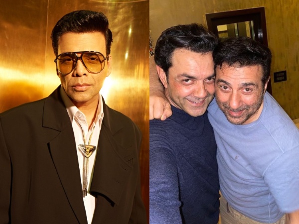 Karan Johar, Bobby Deol, Sunny Deol (Image source: Instagram)