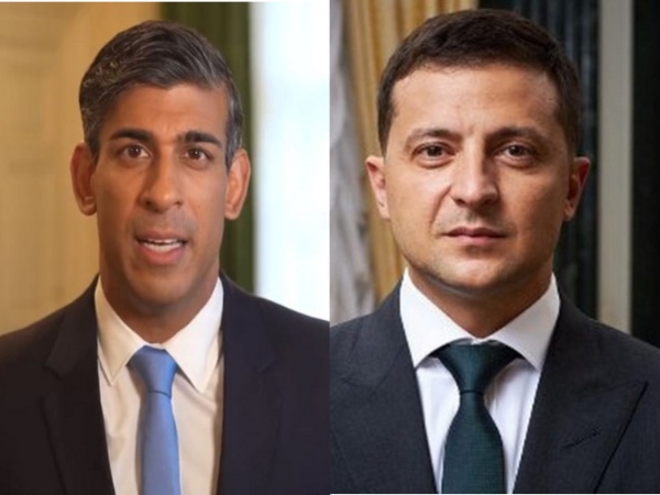 UK Prime Minister Rishi Sunak and Ukrainian President Volodymyr Zelenskyy (Photo: X, File Image)