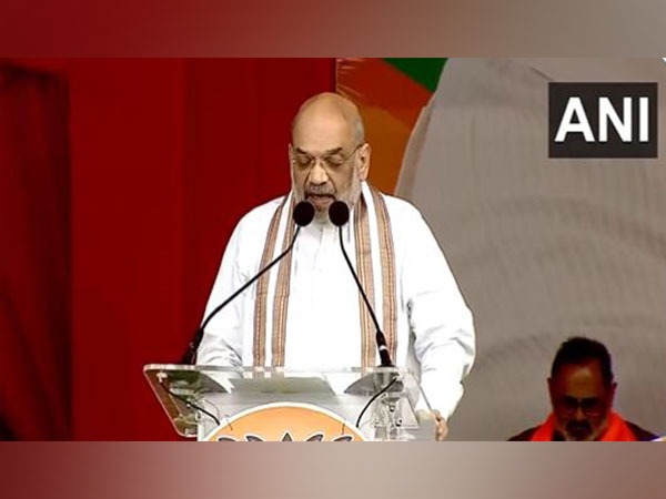 Union Home Minister Amit Shah at Suryapet (File photo/ANI)