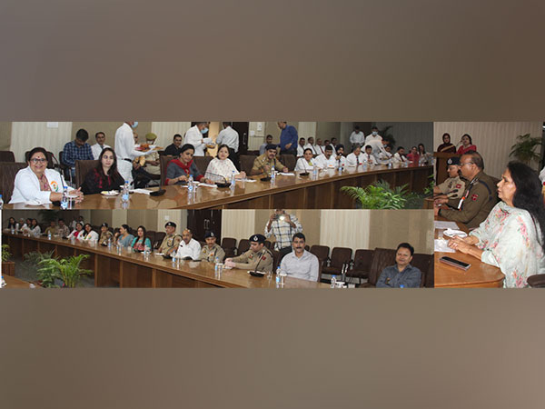 Jammu and Kashmir DGP Dilbagh Singh during a meeting in Jammu (Pic credit/ Jammu police)