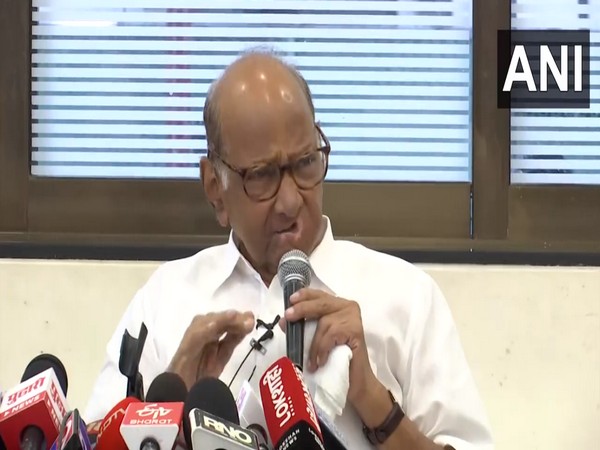 Nationalist Congress Party (NCP) chief Sharad Pawar (Photo/ANI)