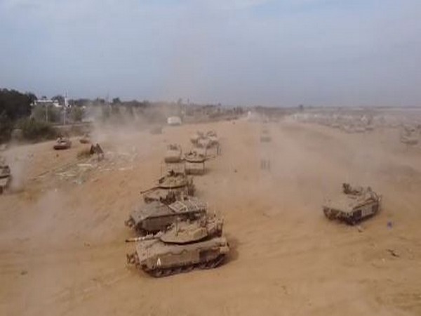 A screengrab of video showing activity of IDF Ground Forces in Gaza. (Photo Credit: X/@IDF)