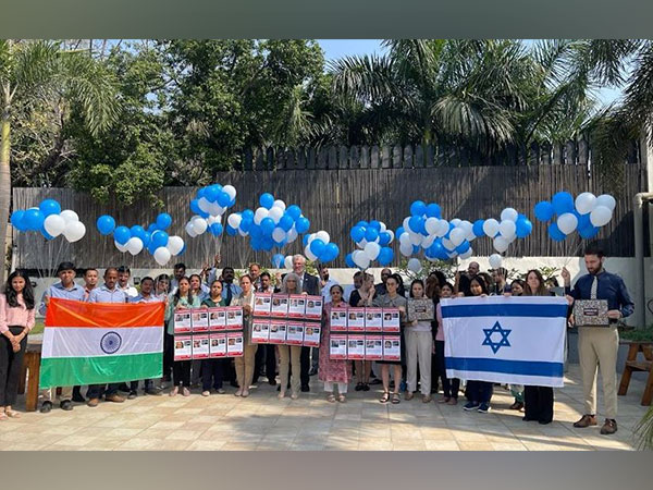 Embassy of Israel in India expresses solidarity with families of hostages held by Hamas. (Visuals: Israel Embassy in Delhi)
