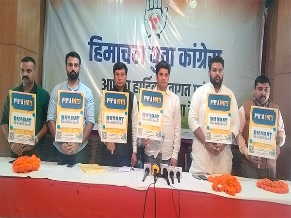 Himachal Pradesh Youth Congress state executive meeting held in Shimla (Photo/ANi)