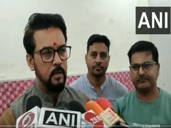 Union Minister Anurag Thakur (Photo/ANI)