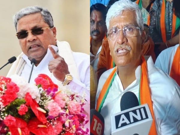 Karnataka CM Siddaramaiah, Union Minister Gajendra Singh Shekawat. (File Photo/ANI)