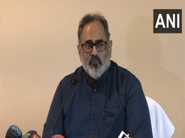 Union Minister of State for Electronics Rajeev Chandrasekhar. (Photo/ANI)