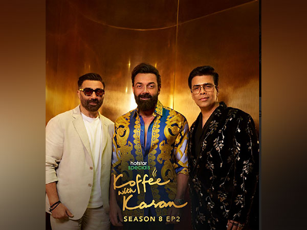 Sunny Deol, Bobby Deol with Karan Johar (Image source:Instagram)
