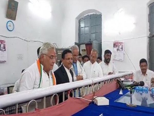 Chhattisgarh CM Bhupesh Baghel files nomination from Patan assembly constituency (Photo/ANI)