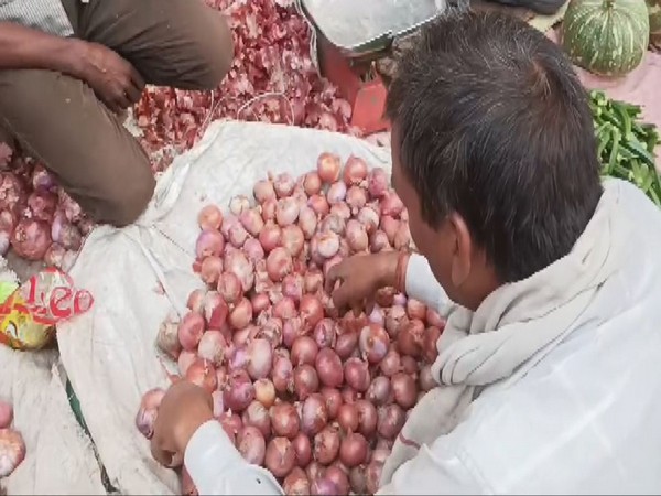 An onion seller (Photo/ANI)