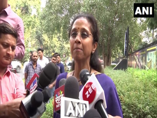 Nationalist Congress Party MP (Sharad Pawar faction) Supriya Sule (Photo/ANI)