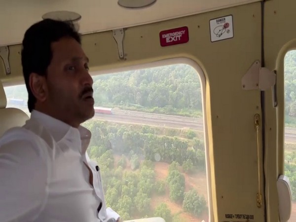 Andhra CM YS Jagan Mohan Reddy visits the Vijayanagaram train accident spot (Photo/ANI)