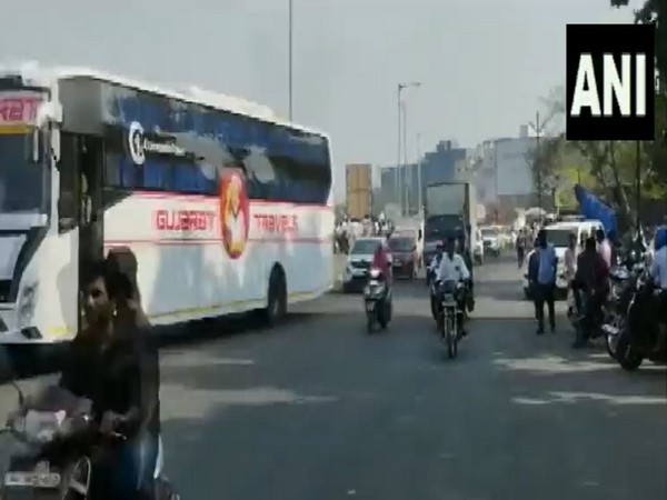 Visuals from Pune-Bengaluru highway (Photo/ANI)