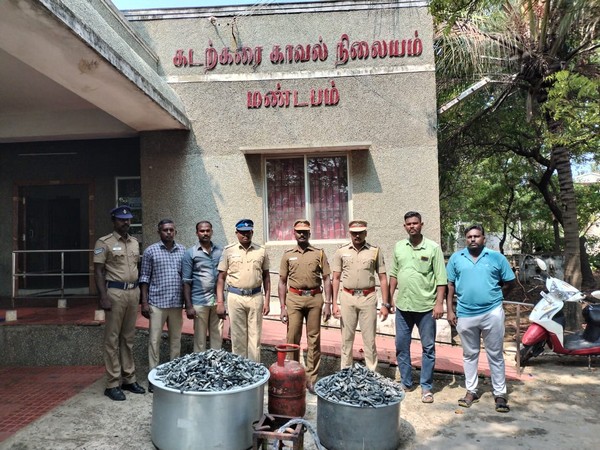 Coastal Security Group seizes 50 kg boiled sea cucumber (Photo/ANI)