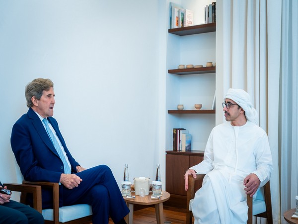 US Special Presidential Envoy for Climate John Kerry, UAE's Minister of Foreign Affairs Sheikh Abdullah bin Zayed Al Nahyan (Image Credit: X/@OFMUAE)