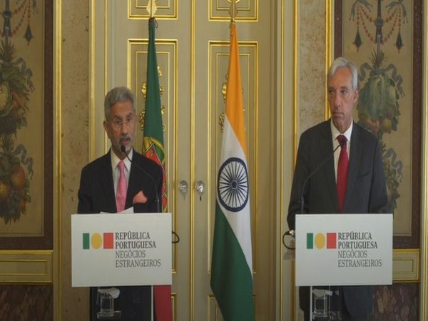 External Affairs Minister S Jaishankar, Portugal Foreign Minister Joao Cravinho (Photo Credit: Screengrab @MEAIndia Youtube)