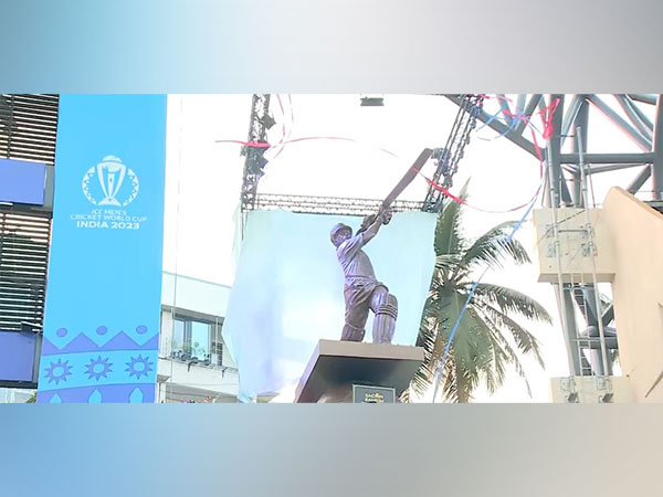 Sachin Tendulkar life-sized statue (Photo/ANI)