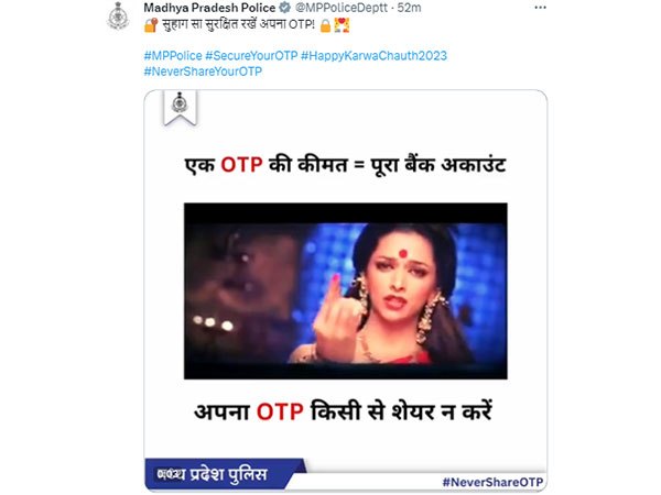 Snap from MP police X handle