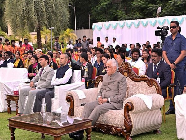 Andhra Pradesh Governor S Abdul Nazeer during foundation day celebration at Raj Bhavan. (Photo/Raj Bhavan)
