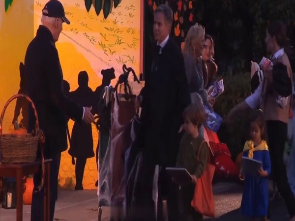 US State Secy Antony Blinken at the Halloween event at White House. (Photo: X//@maria_drutska)