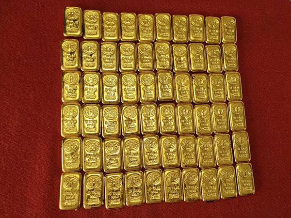 Recovered gold biscuits. (Photo/ANI)