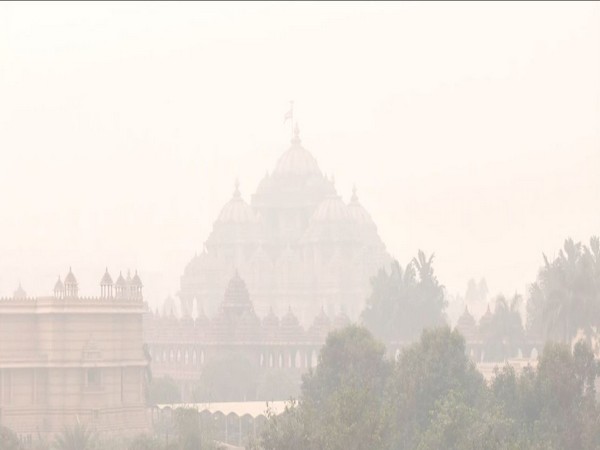 A visual from Delhi's Akshardham Temple (Photo/ANI)