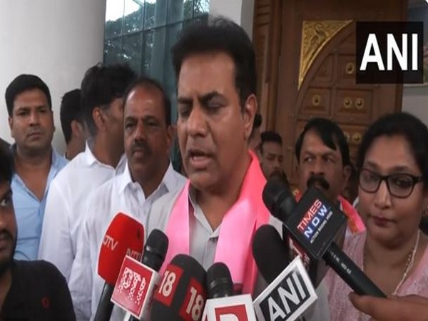BRS working president and Telangana minister KT Rama Rao (Photo/ANI)