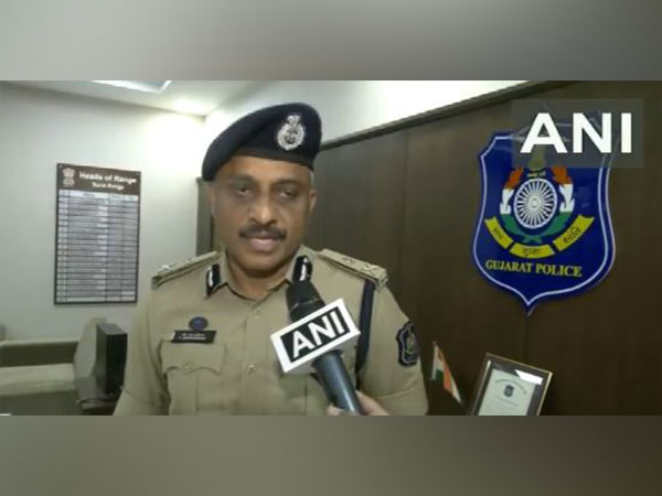 Inspector General of Police (Surat Range) V Chandrashekhar (Photo/ANI)