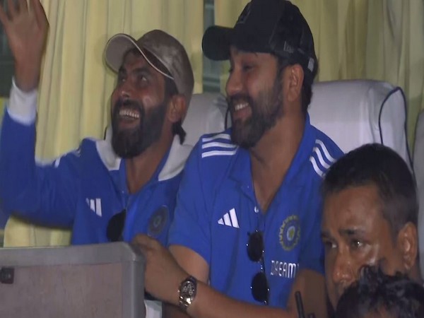 Ravindra Jadeja and Rohit Sharma (Photo/ANI)