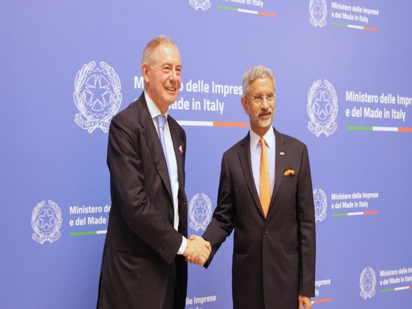 External Affairs Minister, S Jaishankar with Italian Minister of Enterprise, Adolfo Urso (Photo Credit: X/@DrSJaishankar)