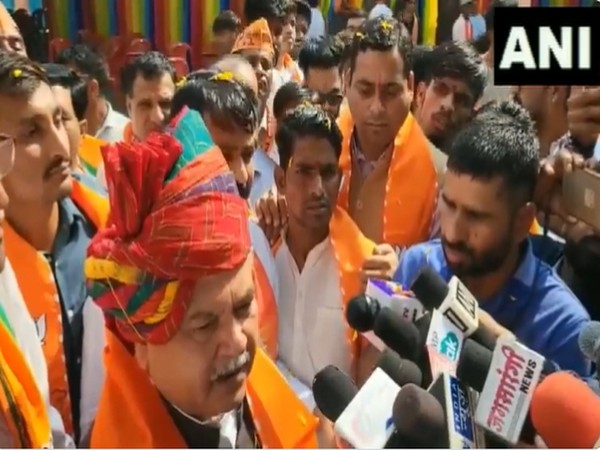 Union Minister and BJP candidate Narendra Singh Tomar (Photo/ANI)