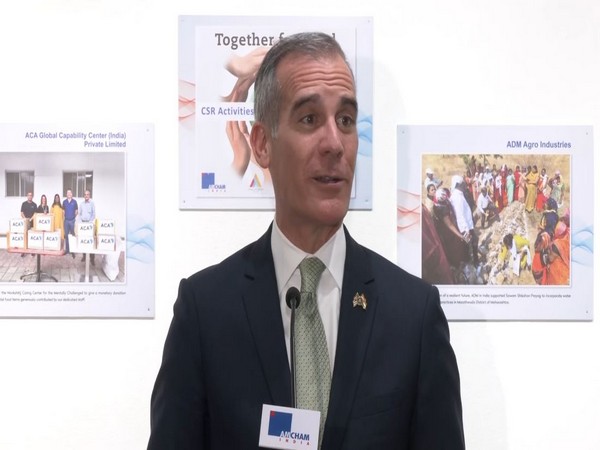 US Ambassador to India Eric Garcetti (Photo/ANI)