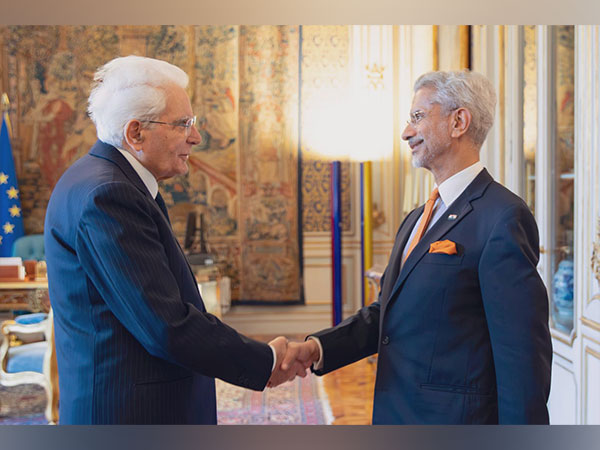 EAM Jaishankar with Italian President Sergio Mattarella (Photo: X @DrSJaishankar)