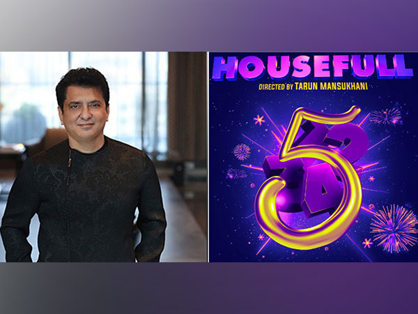 Producer Sajid Nadiadwala, Housefull 5 poster (Image source: Instagram)