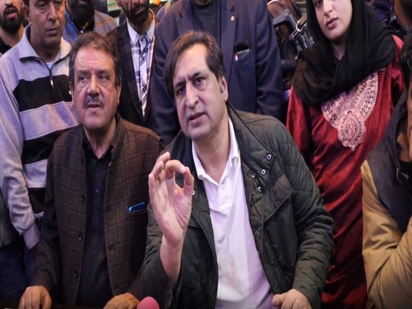 JKPC chief Sajad Lone. (Photo/ANI)