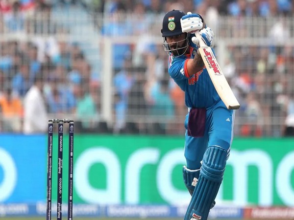 Virat Kohli enroute to his 49th ODI ton against South Africa in Kolkata (Image: ICC)