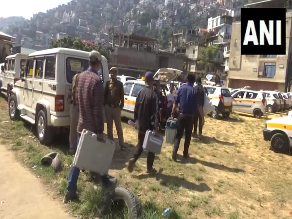 Polling parties leave for polling stations for Mizoram Assembly elections (Photo/ANI)