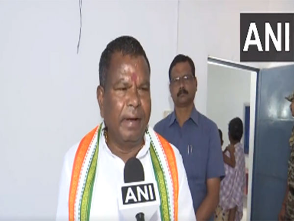 Chhattisgarh Commerce, Industries and Excise Minister Kawasi Lakhma (Photo/ANI)