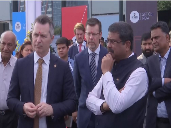 Union Education Minister and his Australian counterpart Jason Clare (Photo/ANI) 