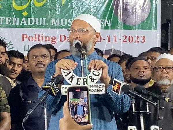 All India Majlis-E-Ittehadul Muslimeen (AIMIM) chief Asaduddin Owaisi. (Photo/ANI)