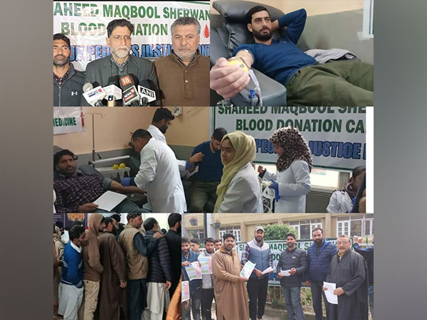 Blood donation campaign held in Baramulla (Photo/ANI)