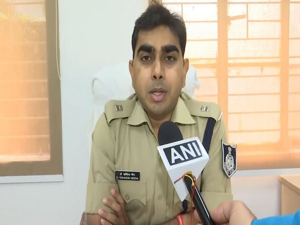 Gwalior Additional Superintendent of Police, Rishikesh Meena (Photo/ANI)