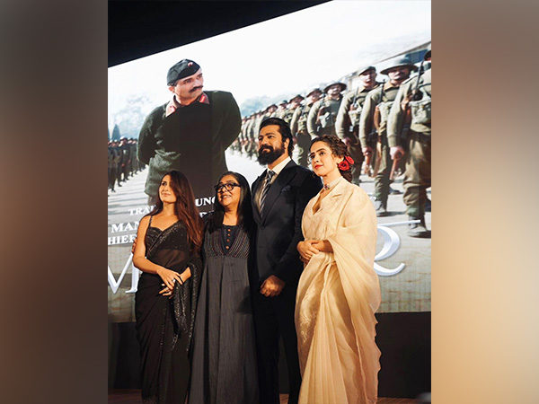 Vicky Kaushal, Sanya Malhotra, Fatima Sana Shaikh, Meghna Gulzar (Image source: Instagram)