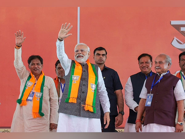 PM Modi during election rally in Morena (Photo/ANI)
