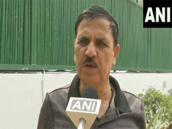 Lok Sabha Ethics Committee Chairman Vinod Sonkar ahead of meeting (Photo/ANI)