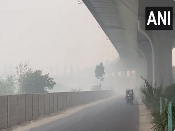 Visuals from Ghaziabad at 8 am (Photo/ANI)