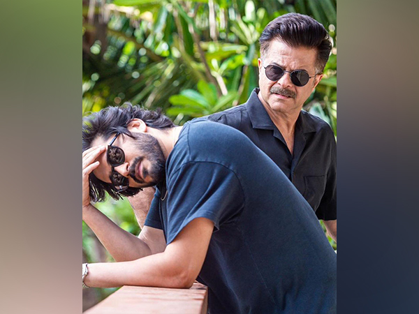 Anil Kapoor with Harsh Varrdhan Kapoor (Image source: Instagram)