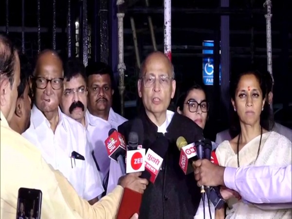 NCP Sharad Pawar faction leader and advocate, Abhishek Manu Singhvi (Photo/ANI)