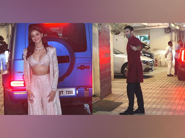 Ananya Panday, Aditya Roy Kapur (Image Source: ANI)