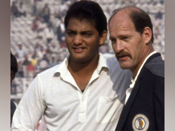 Mohd. Azharuddin with Clive Rice 1991 (Photo: X @ProteasMenCSA)